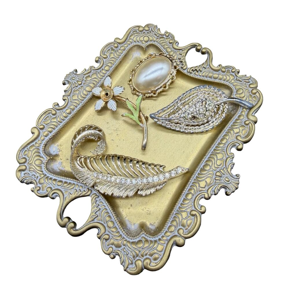 Vintage Brooch Lot: Jewelry Crafting, Repurposing